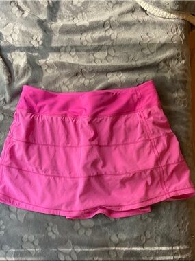 Lululemon Bright Pink Athletic tennis skirt